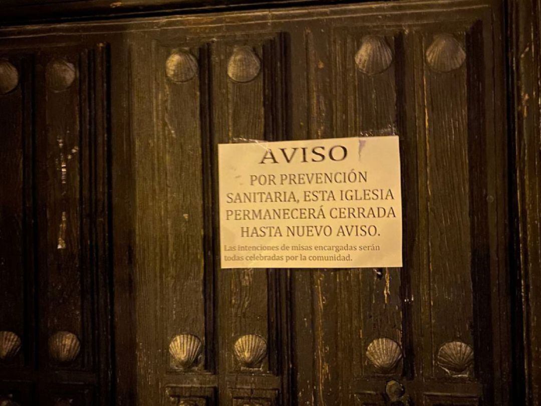 La iglesia de San Pablo en Palencia sigue cerrada por Covid