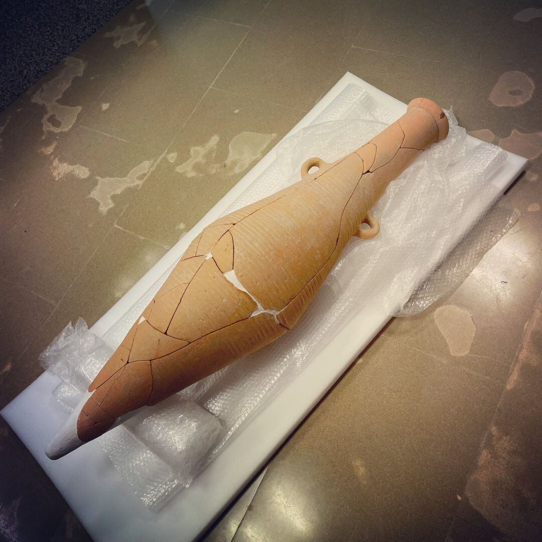 Ánfora Ramoneta encontrada en Gandia 