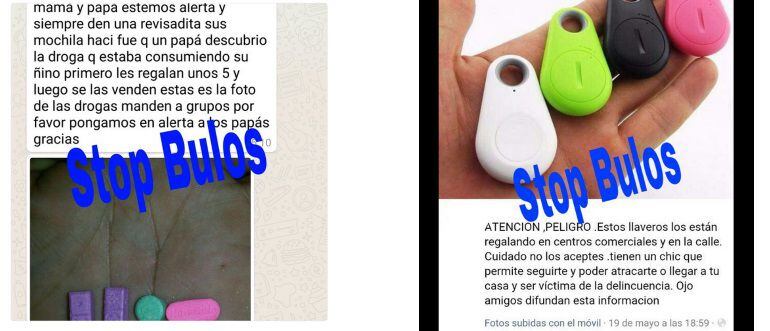 La Policía alerta en sus redes sociales de dos bulos que corren por WhatsApp.