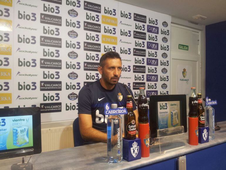 Manolo Herrero en la rueda de prensa