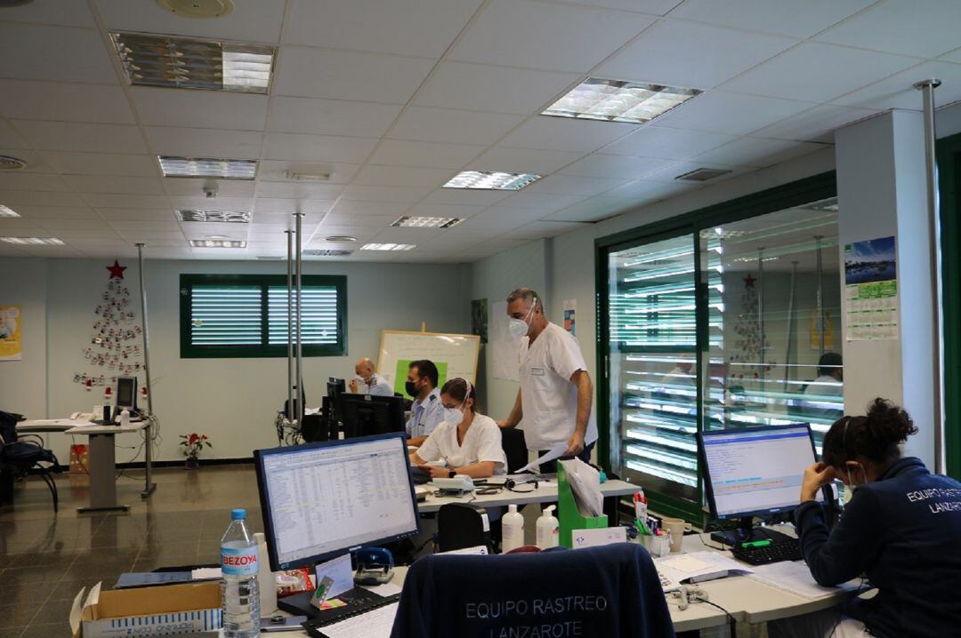 Rastreadores del hospital Molina Orosa.