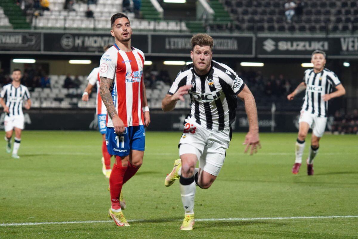 Un momento del partido