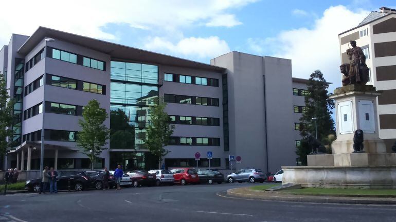 Juzgados de Lugo, en los que trabajan la mayoría de los funcionarios de justicia de la provincia en huelga