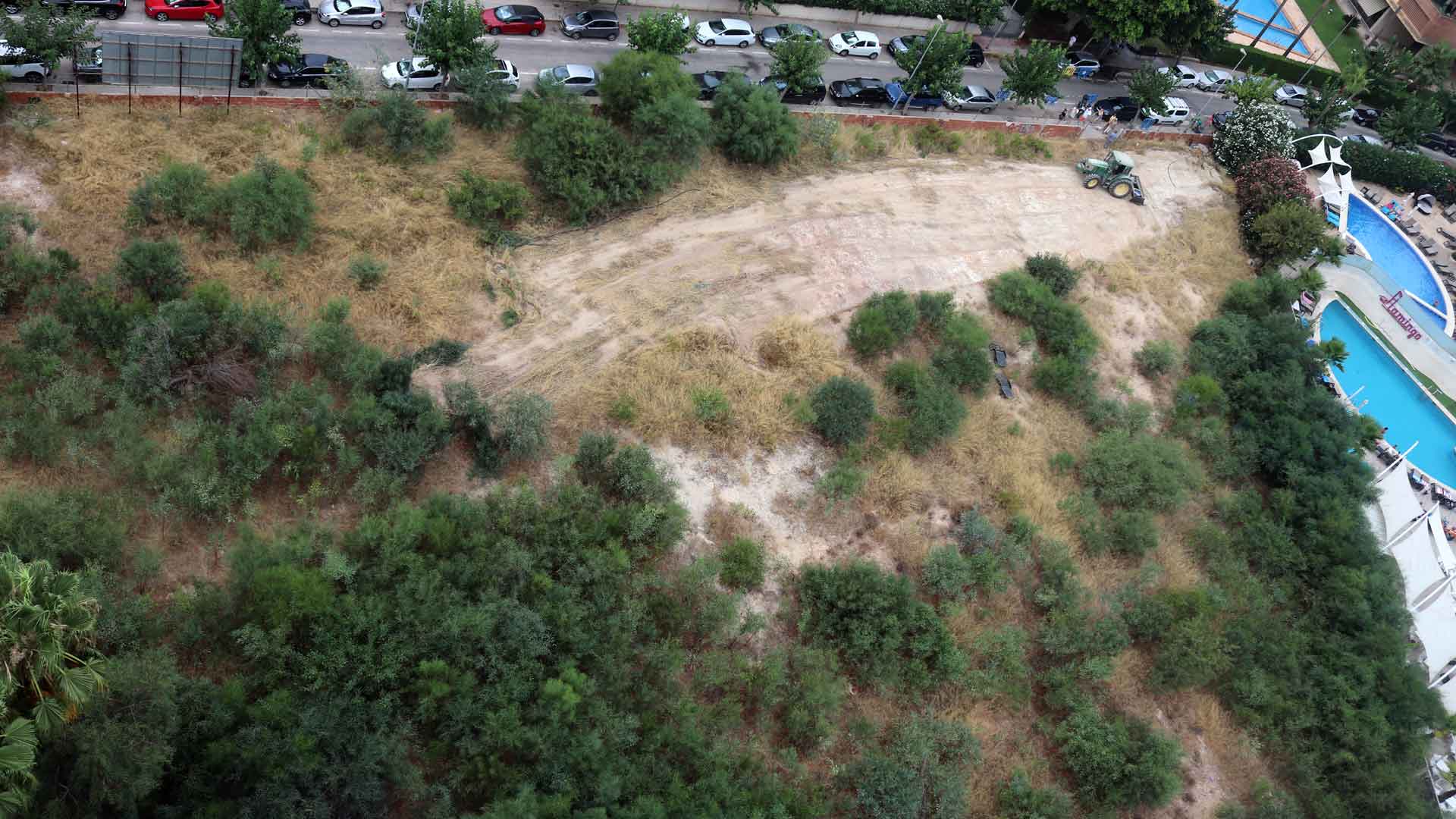 Los terrenos del nuevo aparcamiento