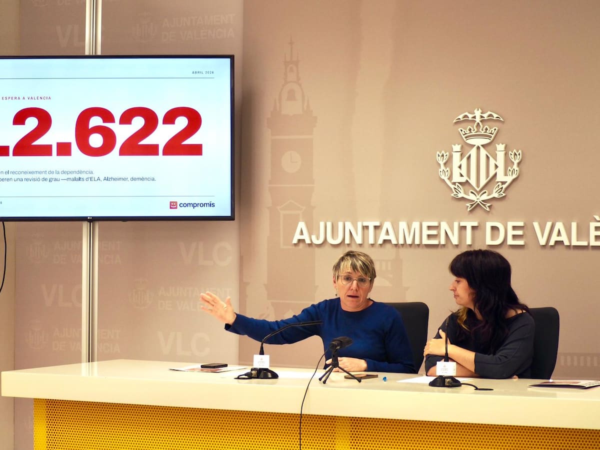 Compromís denuncia que la lista de espera de la dependencia se ha duplicado en València desde el plan de choque de Catalá