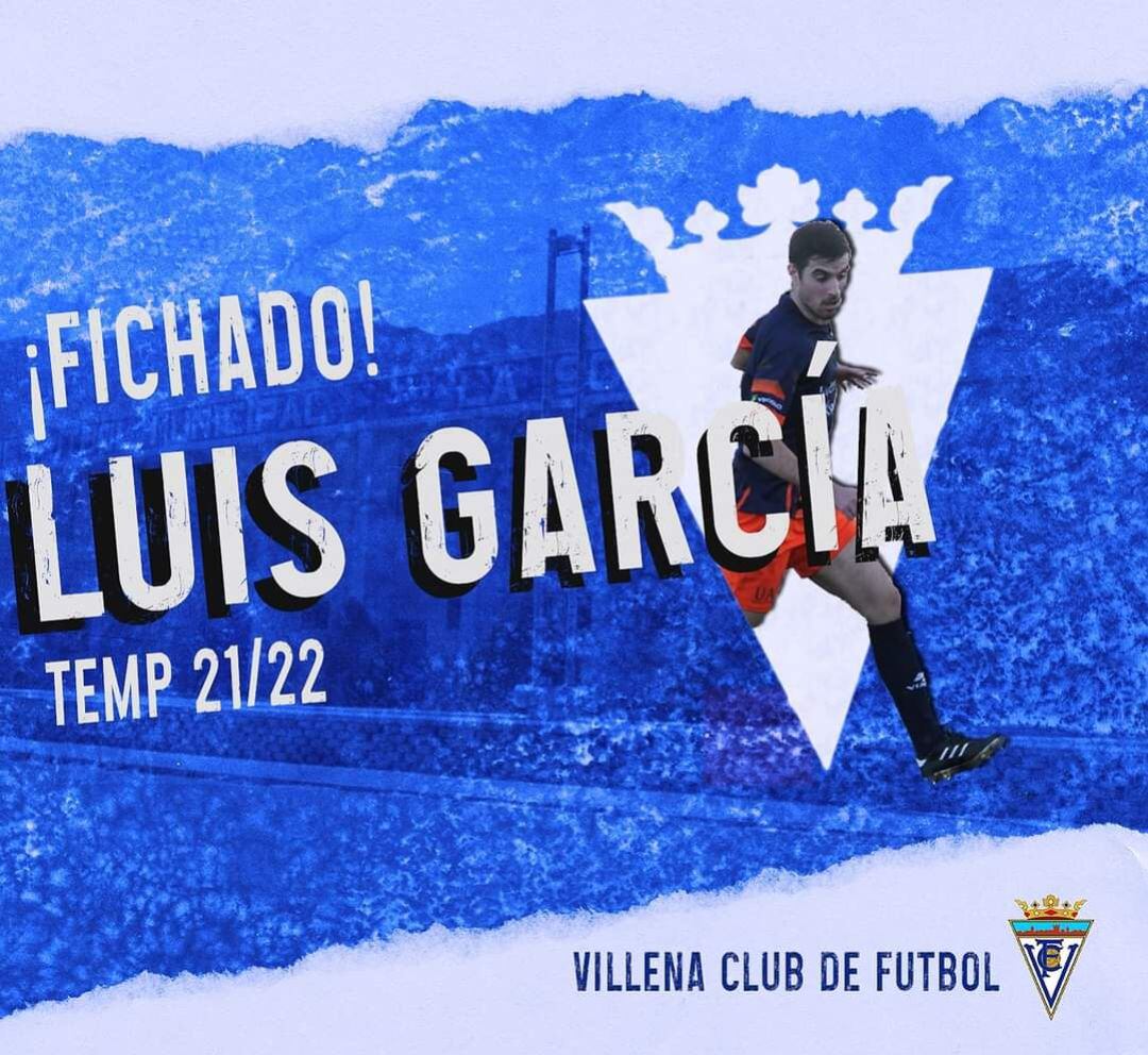 Luis Garcia, nuevo fichaje del Villena CF