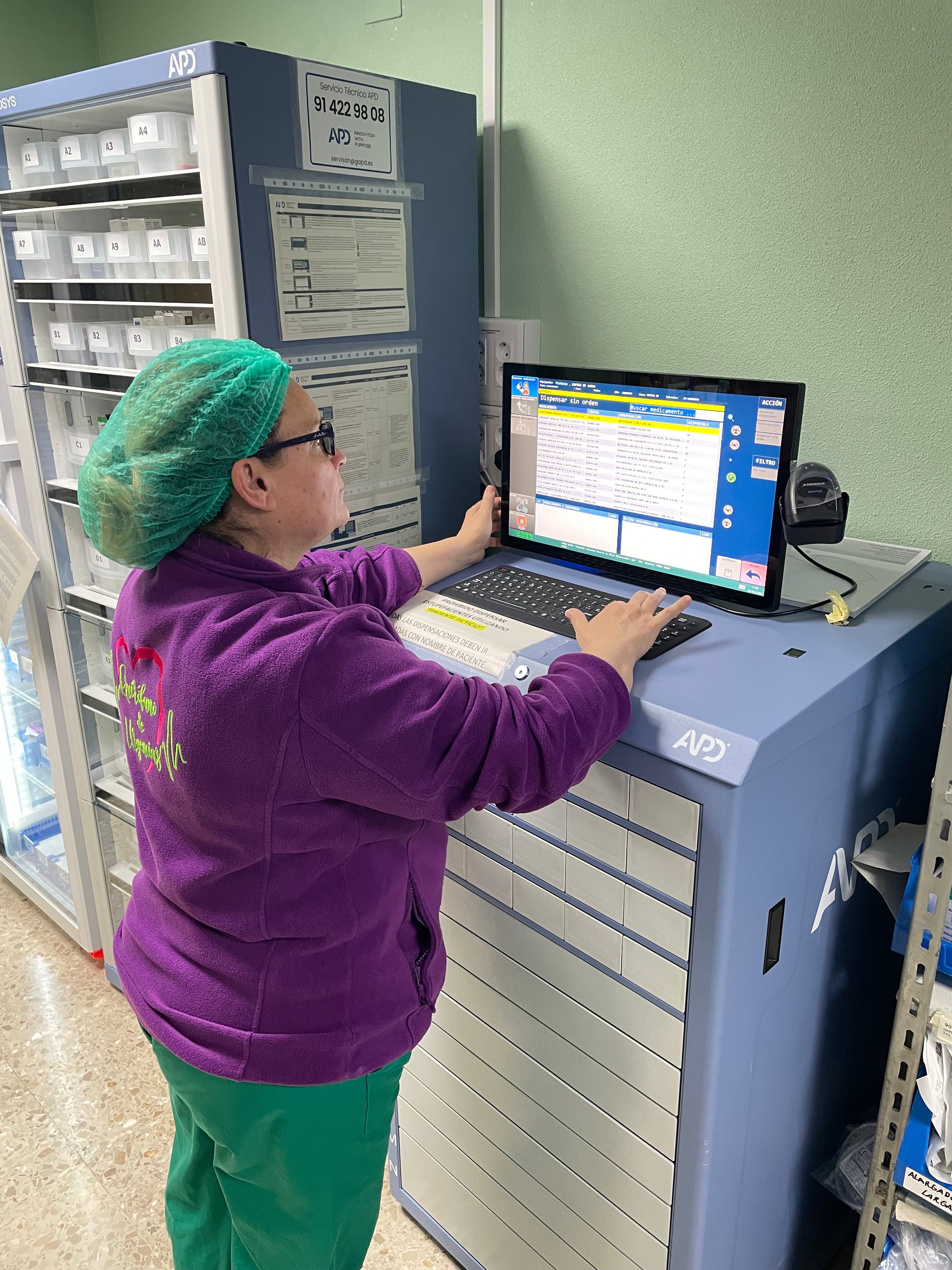 Dispensación automatica medicamentos Hospital General Elche