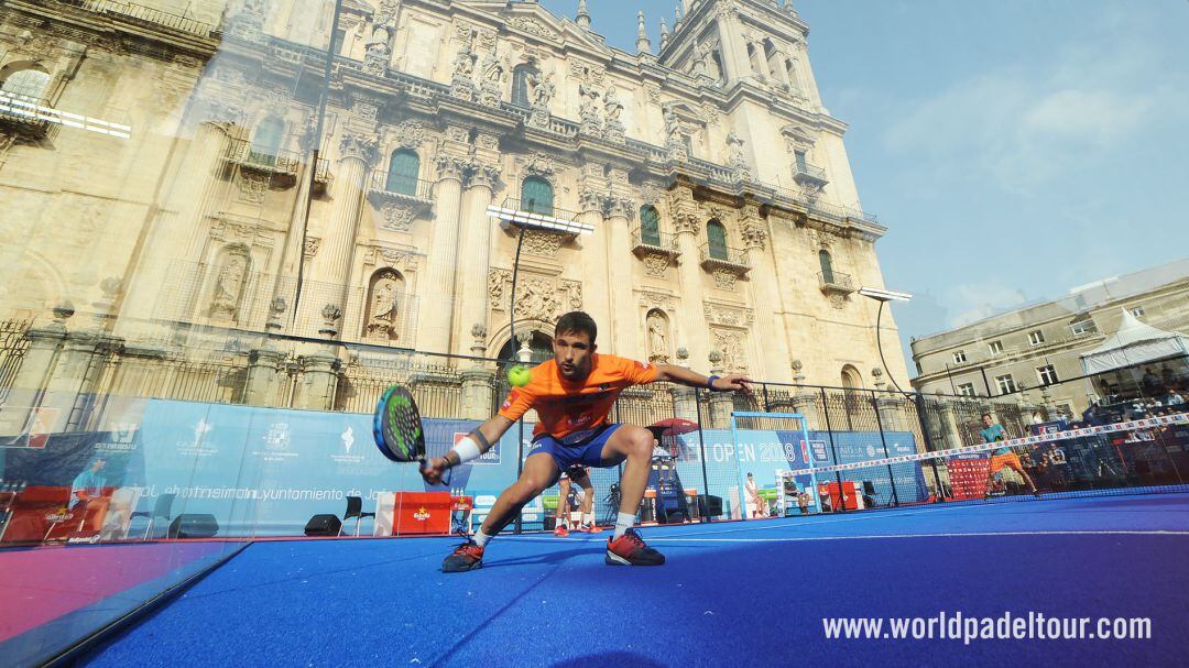 Técnicos advirtieron en 2018 que la plaza de Santa María estaba prácticamente hueca por las fuentes instaladas en dicho espacio, algo que no fue óbice para que se desarrollara el evento deportivo