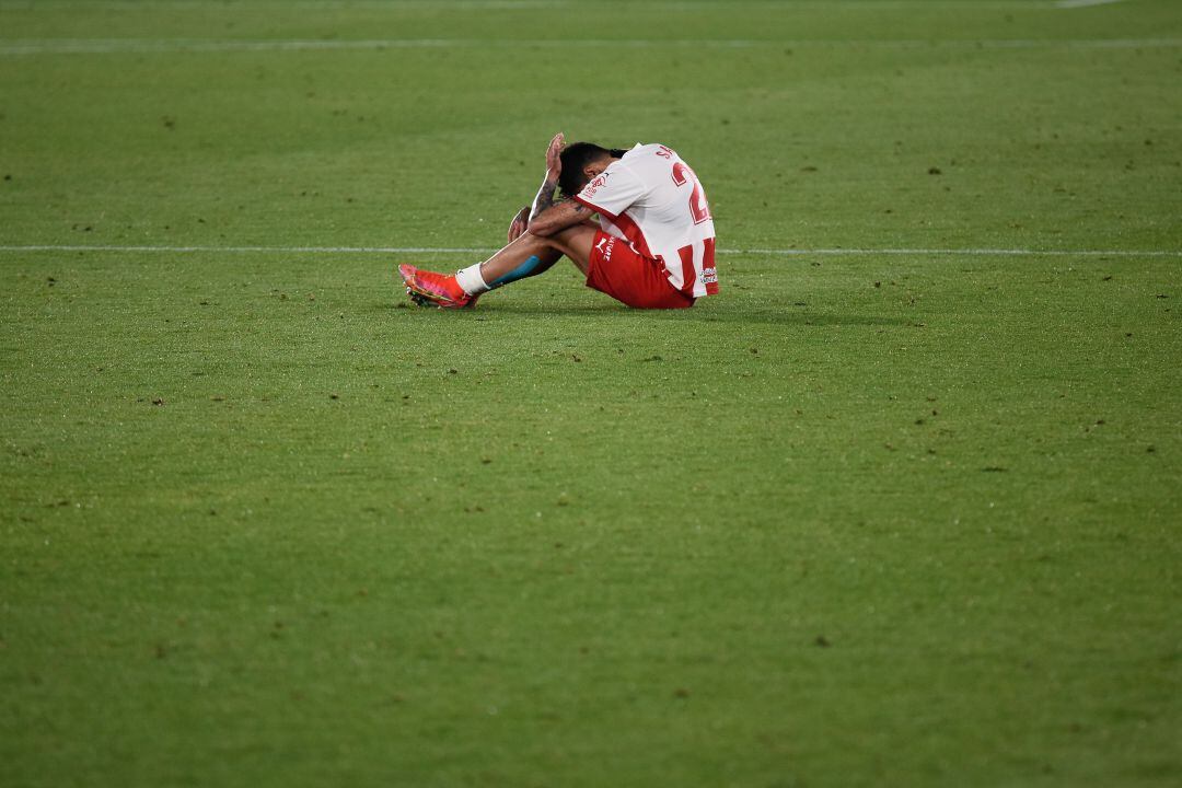 Samú Costa desesperado en el Mediterráneo.