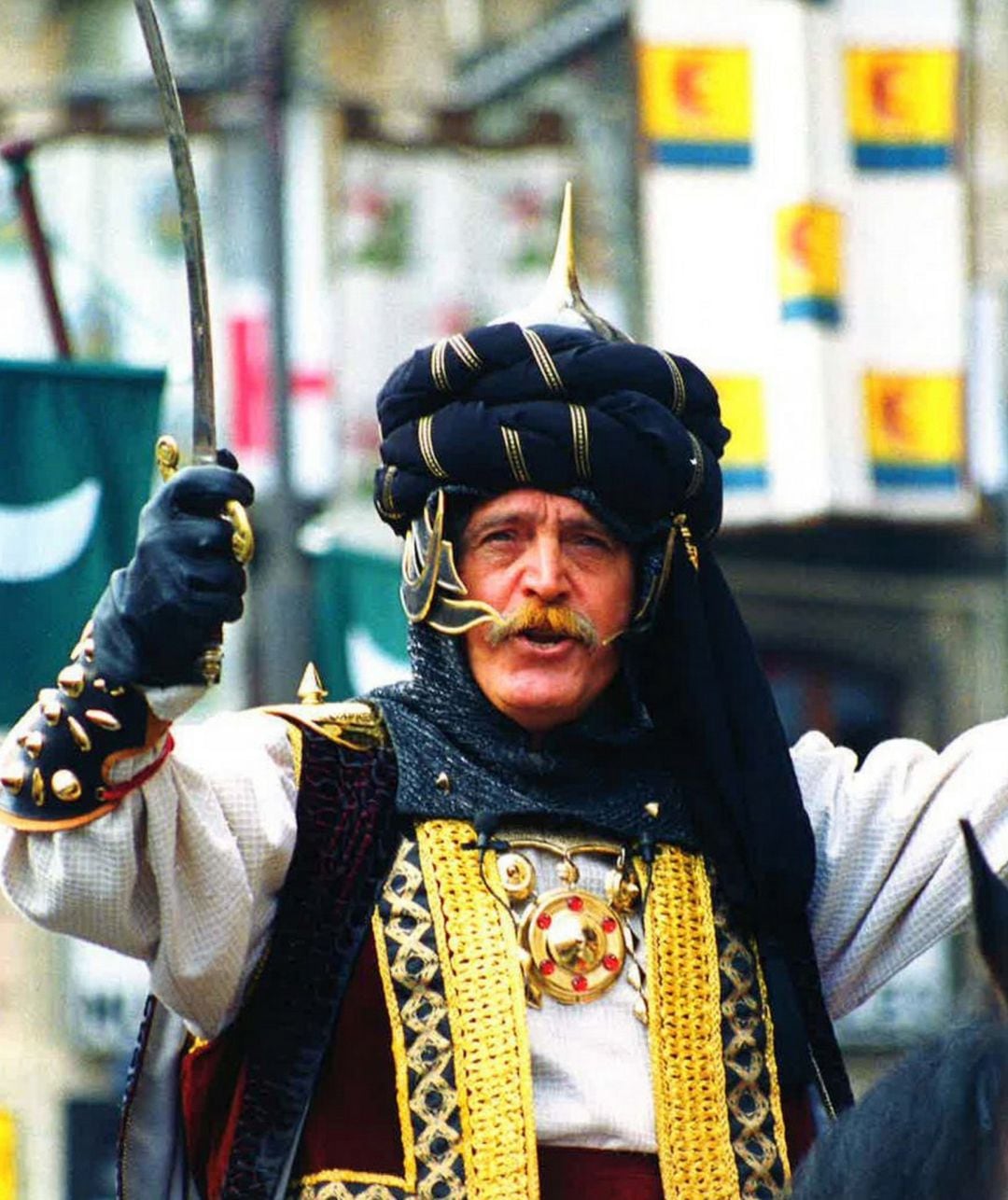 Francisco Marín Quiles durante la Embajada Mora del año 2000.