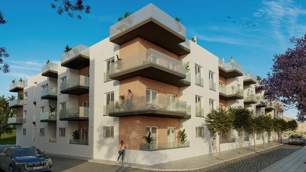 Infografía del edificio que pretende levantarse en calle Lealas