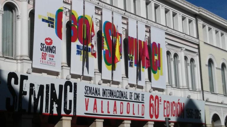 Fachada del Teatro Calderón de la Barca de Valladolid, sede de la Semana Internacional de Cine