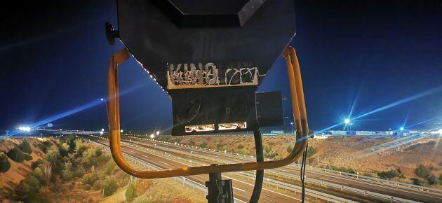 Rodaje en la autovía de Teruel