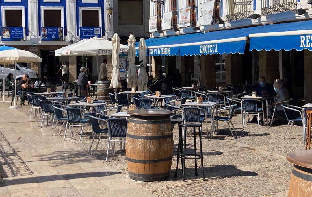 Imagen de archivo de una de las terrazas de Hostelería de Valdepeñas (Ciudad Real) 