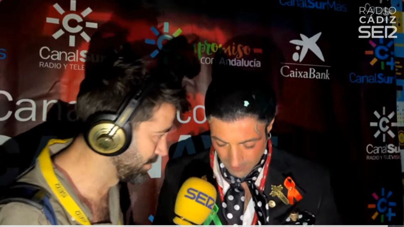 Antonio Álvarez 'Bizcocho' en el inalámbrico de Radio Cádiz.