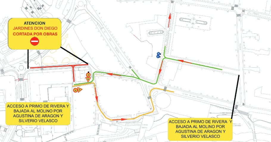 Plano con las modificaciones