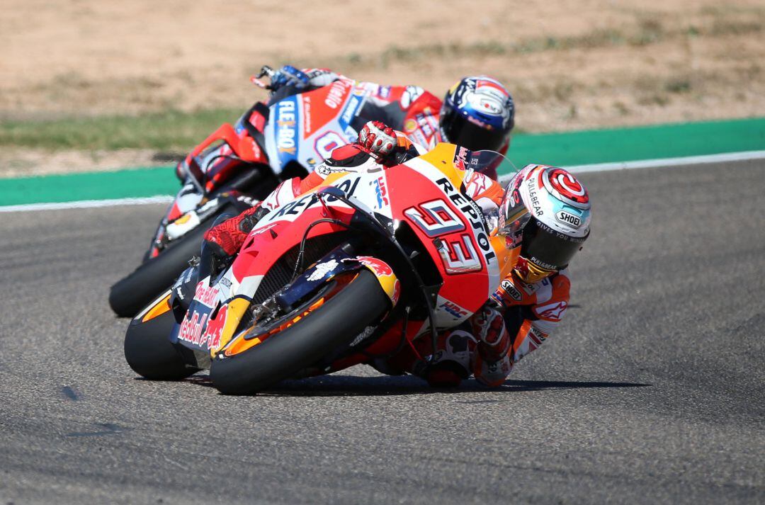 Marc Márquez rueda en MotorLand