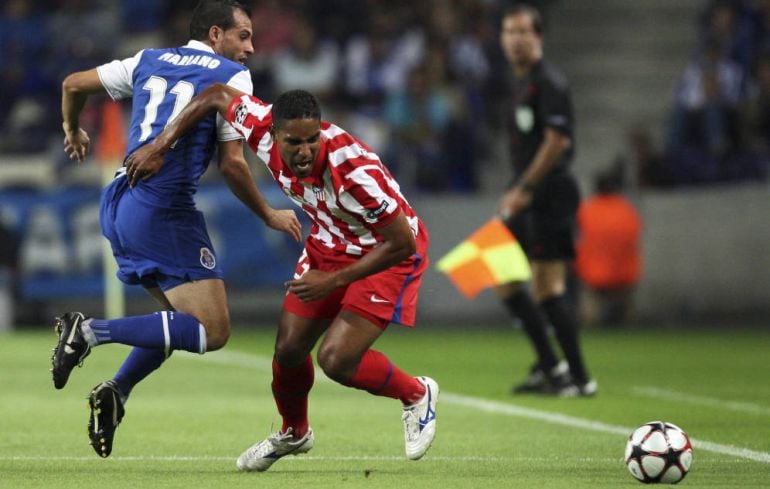 Cléver Santana, en su etapa en el Atlético de Madrid.