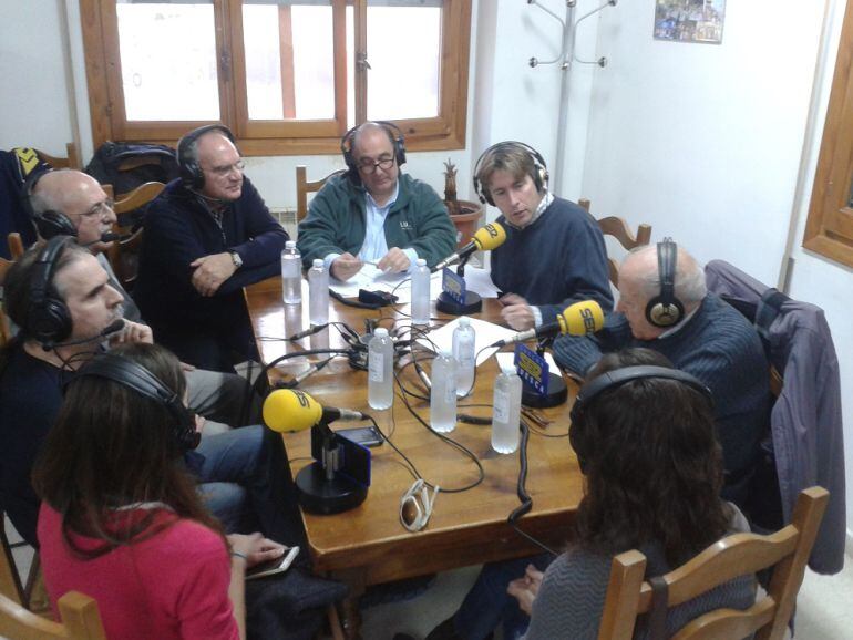 Javier del Pino en un instante del programa. 