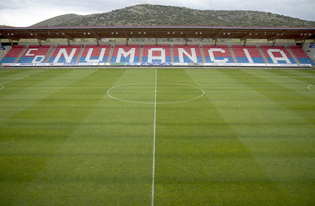 Estadio de Los Pajaritos en Soria.