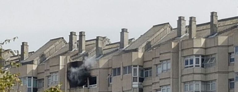 Incendio en la Segunda fase de Elviña, A Coruña