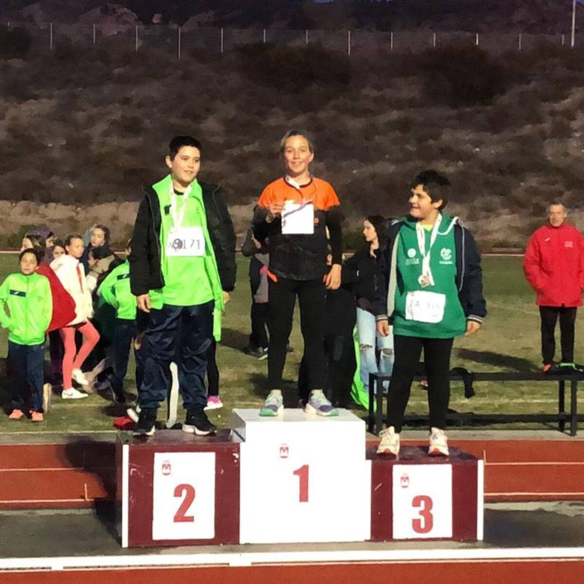 Alejandro Ortega Busquier, C. A. Cableworld Novelda, campeón provincial Sub-12 de lanzamiento de peso