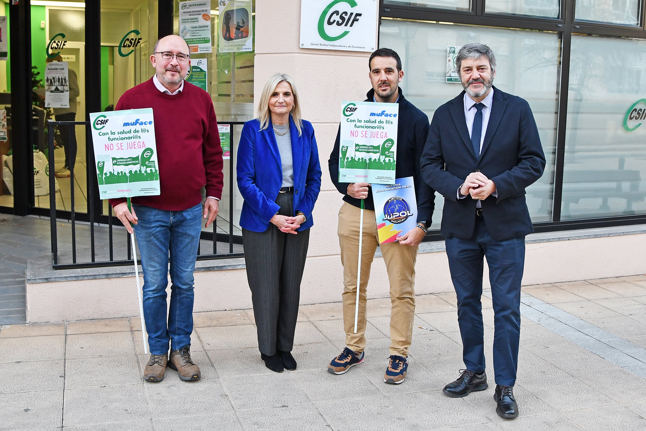 Representantes de PP y de CSIF