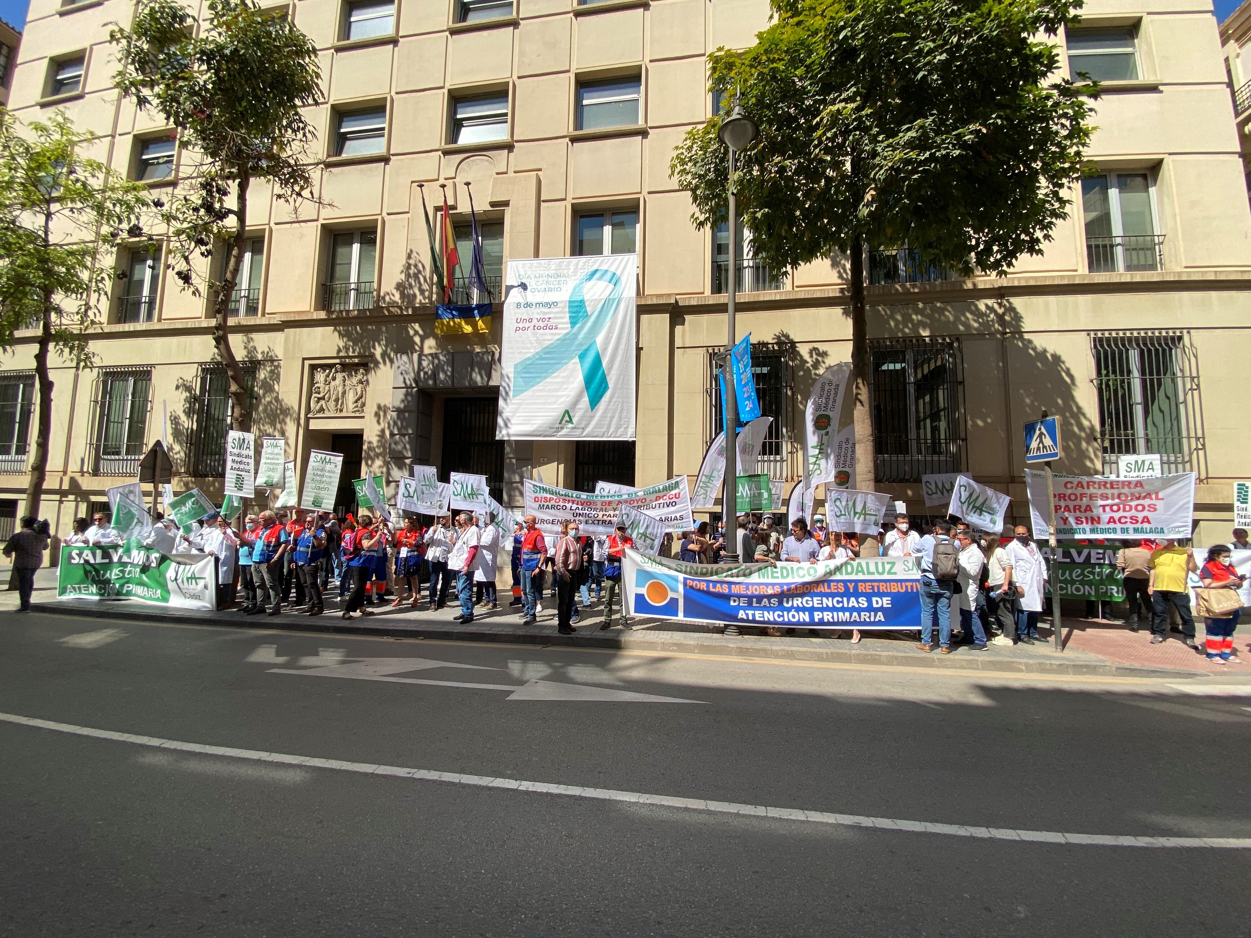 La concentración de Médicos este lunes