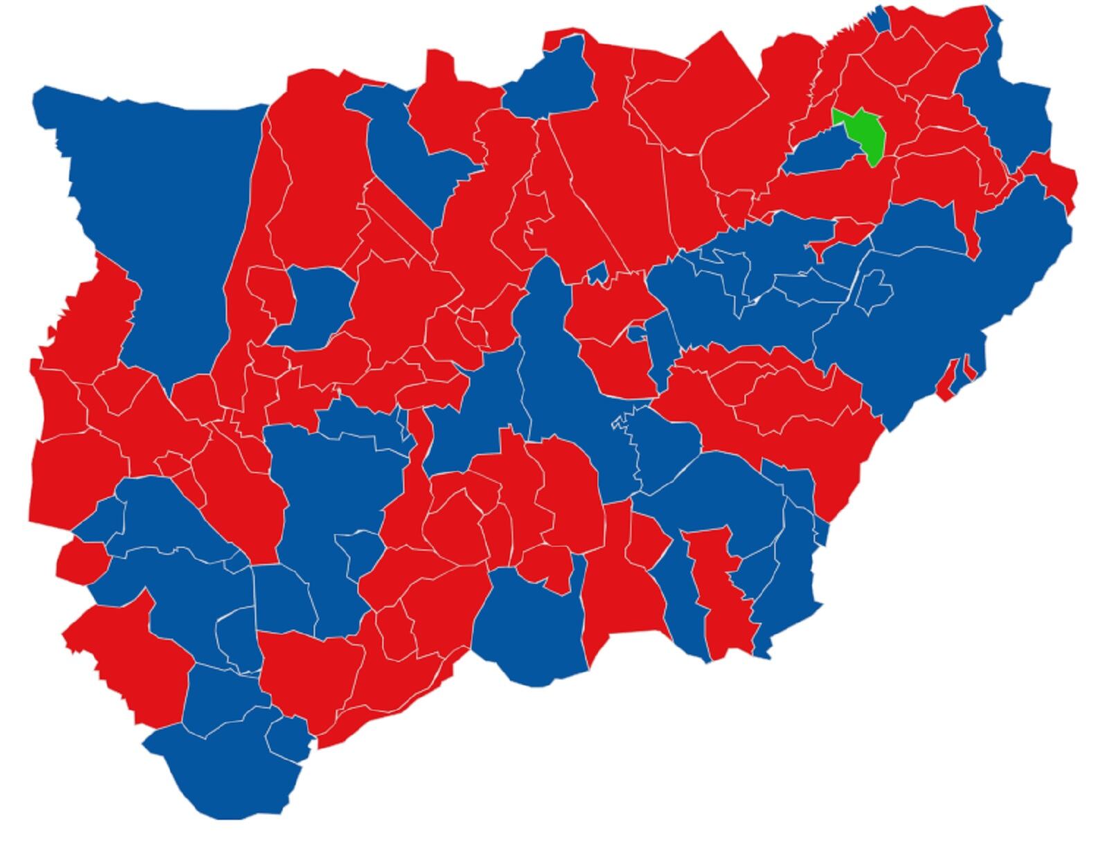 El mapa electoral en la provincia de Jaén para las generales del 2023