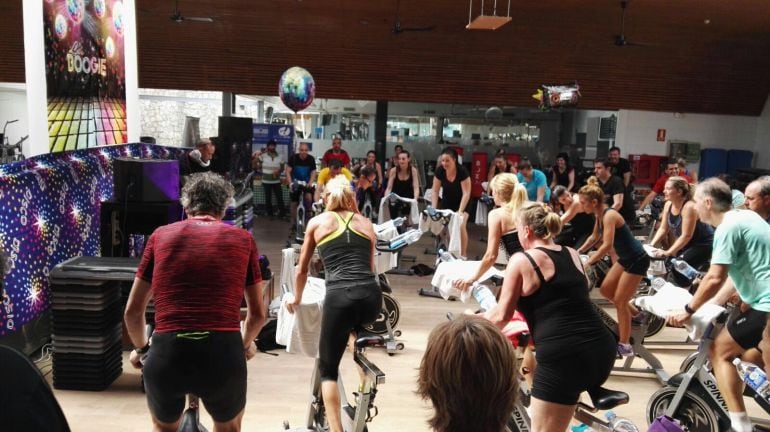 Clase de spinning