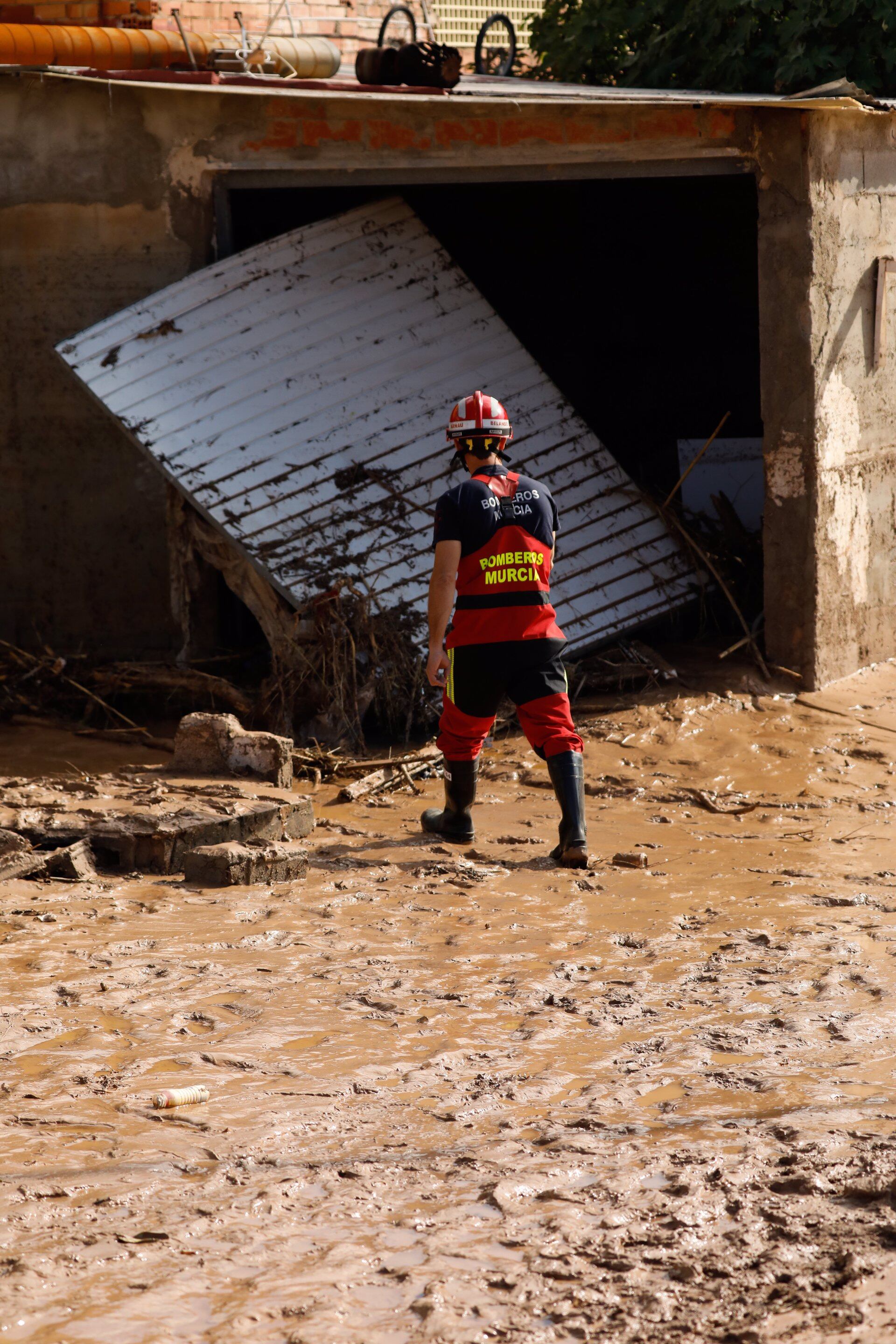 Daños en viviendas en la pedanía murciana de Javalí Viejo debido a la tormenta registrada en la madrugada de este lunes