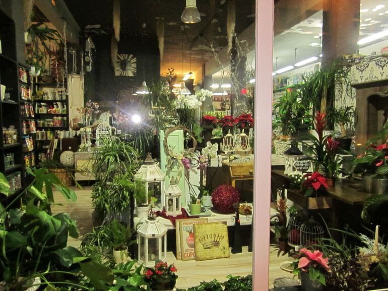 Escaparate ganador del Concurso de Escaparates Navideños de Palencia.