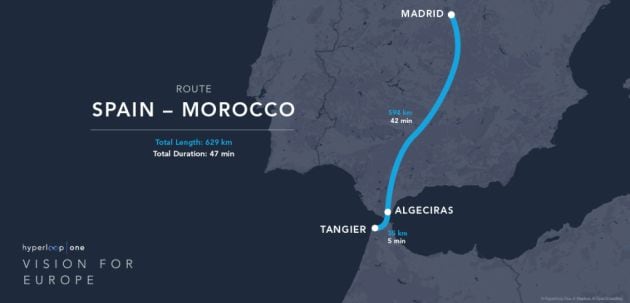 Hyperloop pretende conectar Europa con África.