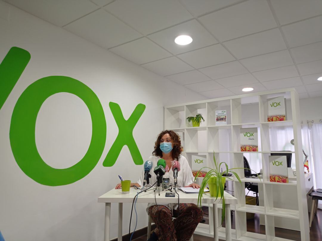 Sonia Lalanda portavoz de Vox en el Ayuntamiento de Palencia