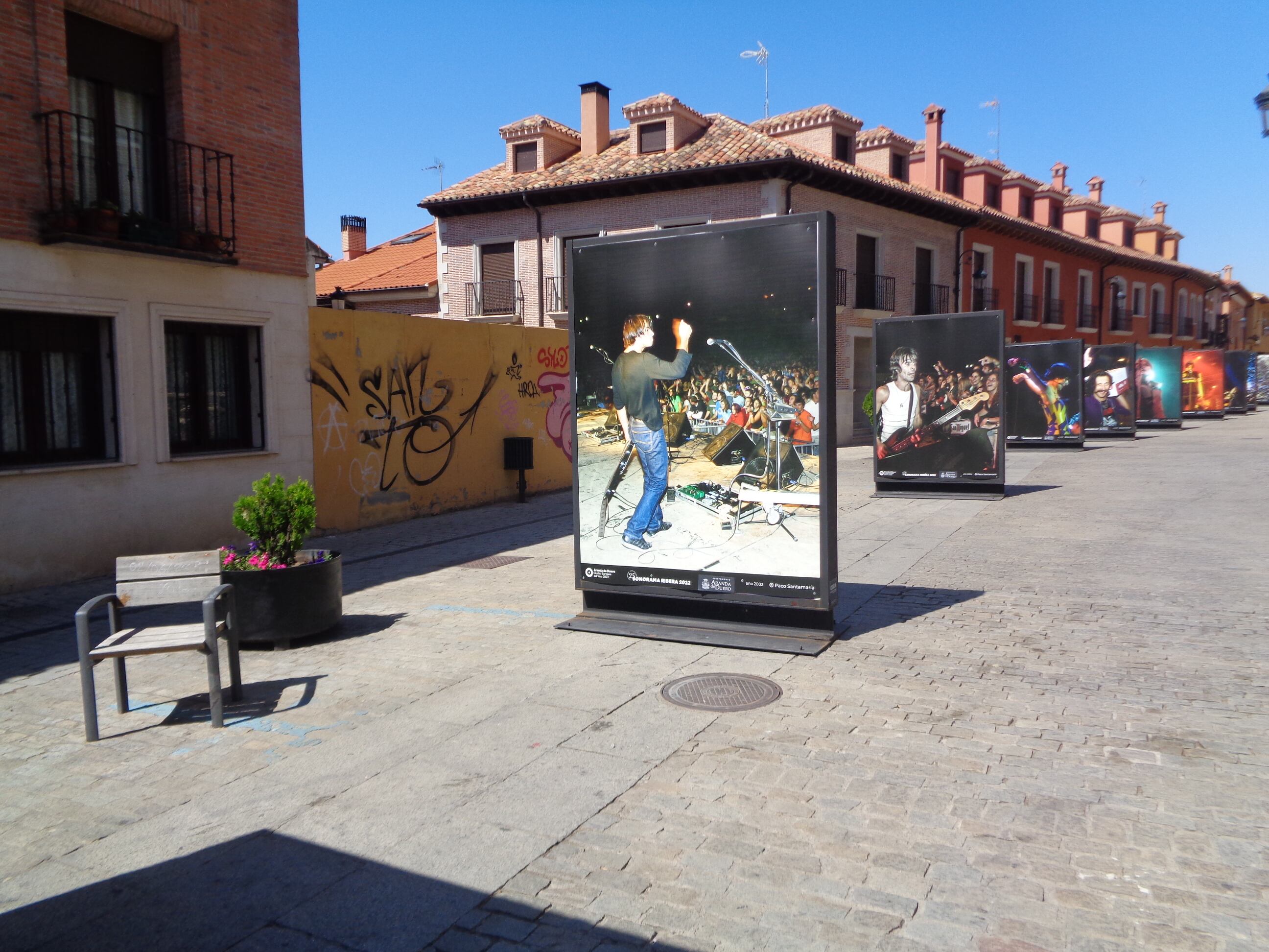 La exposición se reparte en la calle San Juan