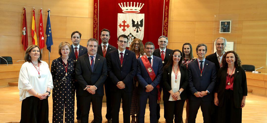 Los catorce nuevos concejales del gobierno municipal de Alcobendas