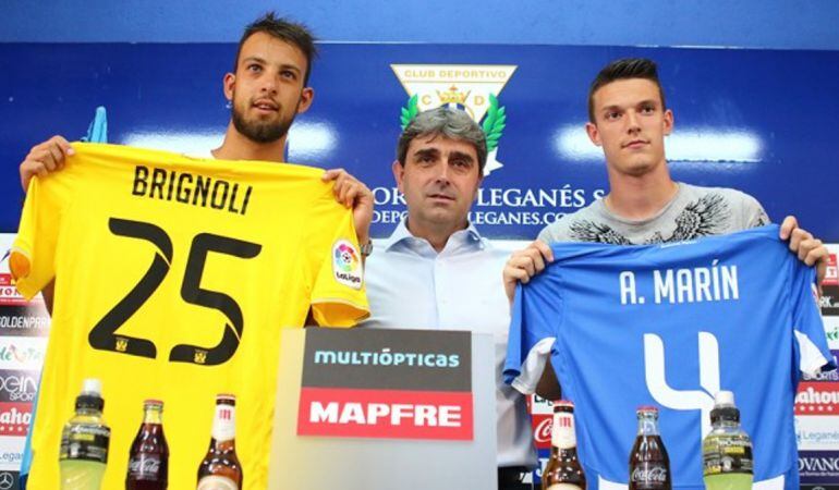 Brignoli y Marín han sido presentados en Butarque