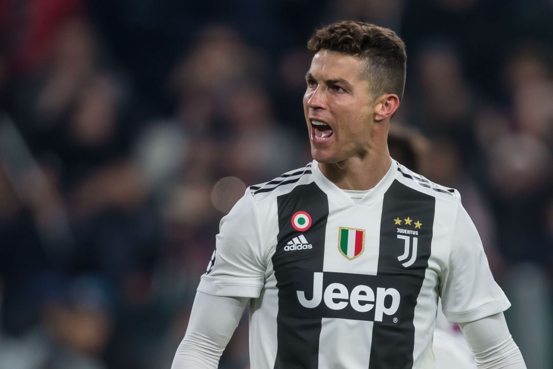 Cristiano Ronaldo celebra un gol ante el Atlético de Madrid en Champions