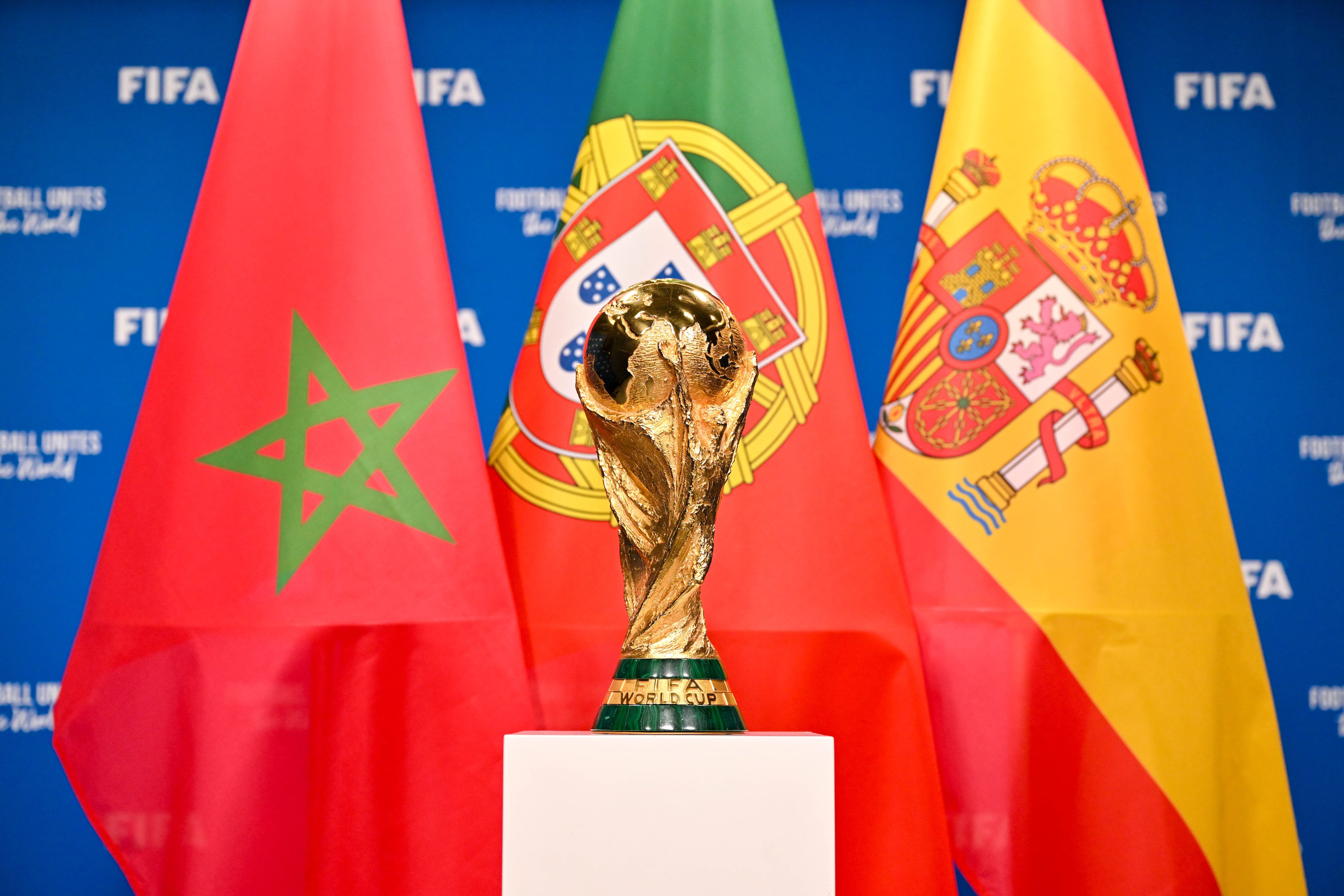 El Mundial 2030 se disputará en Portugal, Marruecos y España.