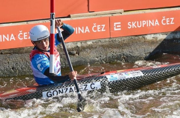 Clara González en el Europeo de Praga