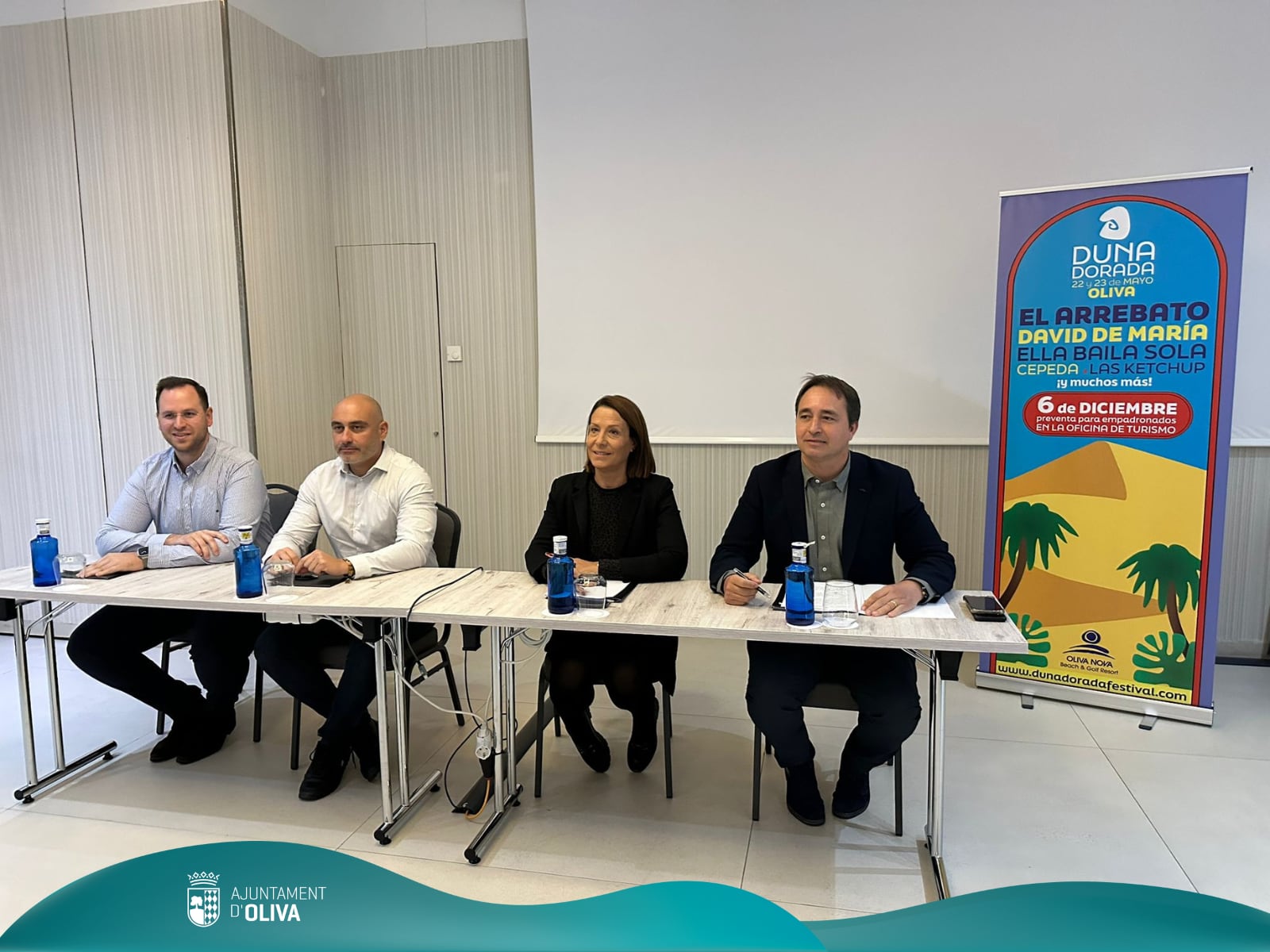 Presentación del &#039;Duna Dorada Festival&#039;. / Ajuntament d&#039;Oliva