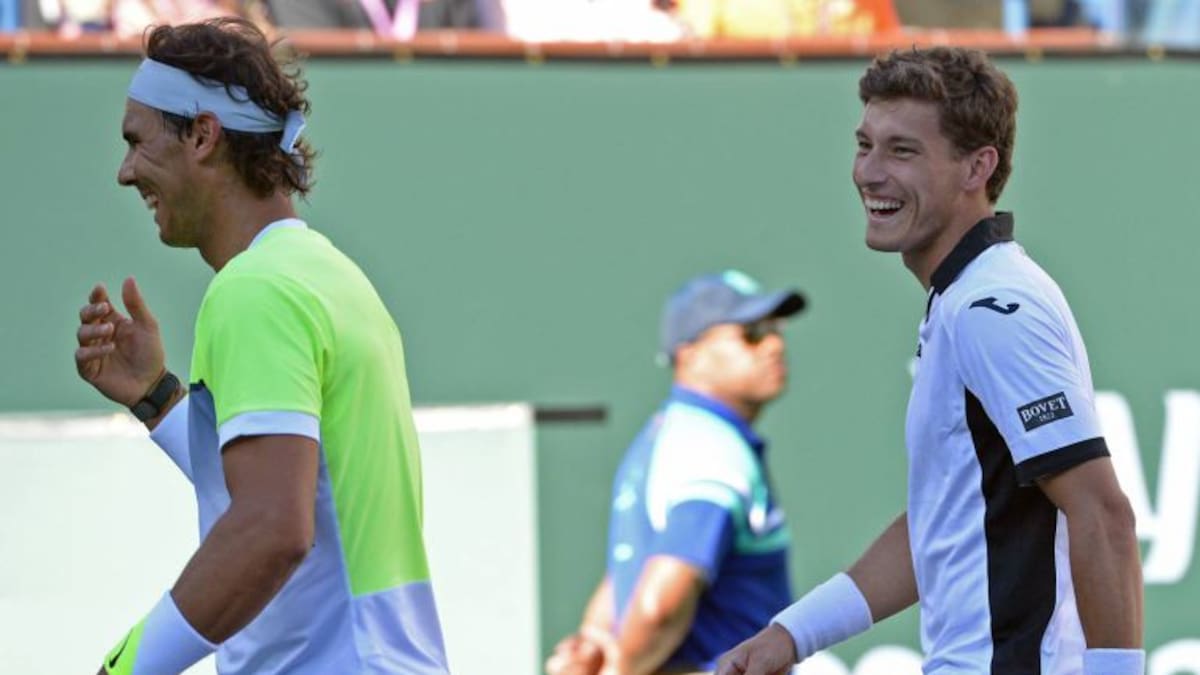 Rafa Nadal y Pablo Carreño juntos en Indian Wells