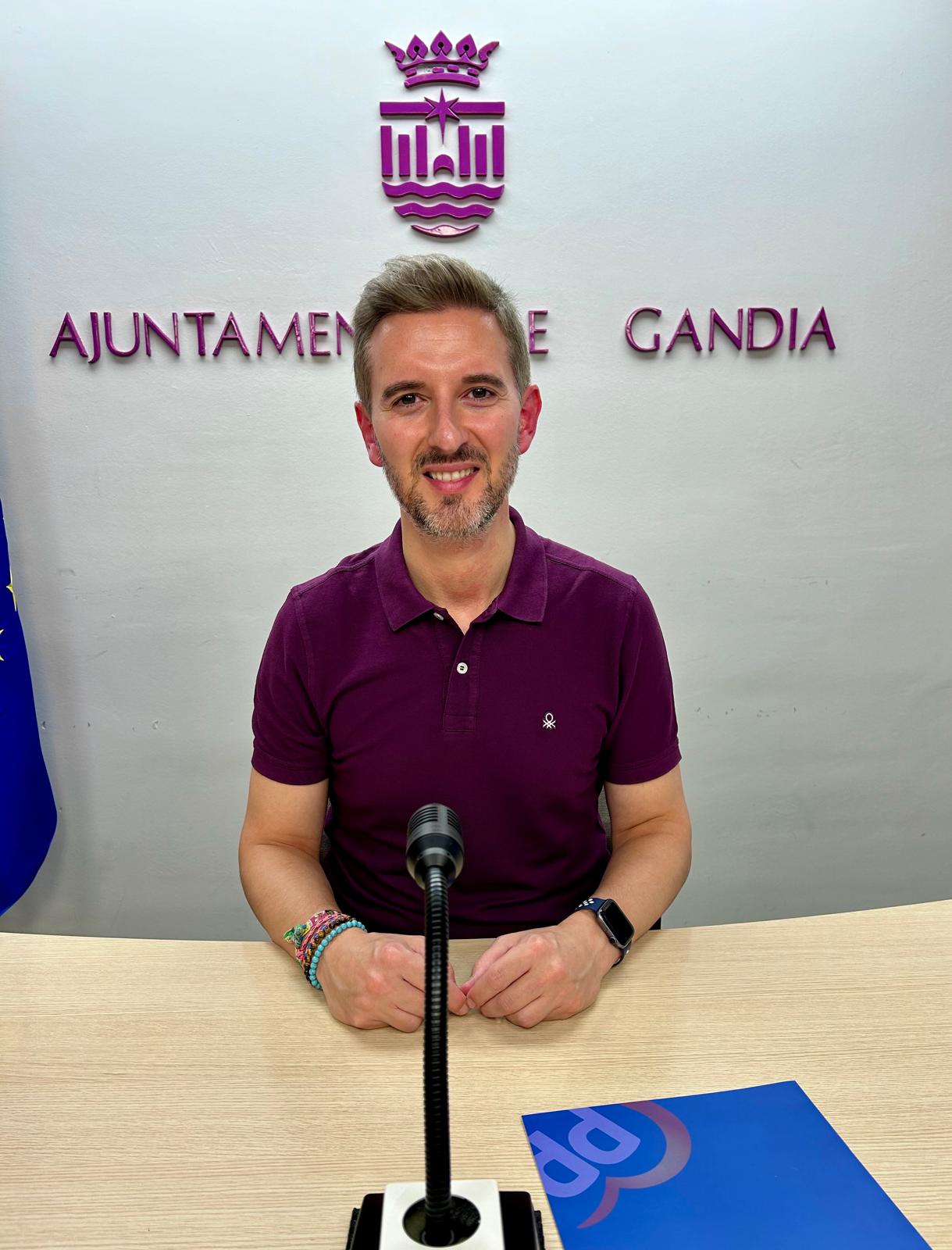 Víctor Soler, portavoz del Partido Popular en el Ayuntamiento de Gandia