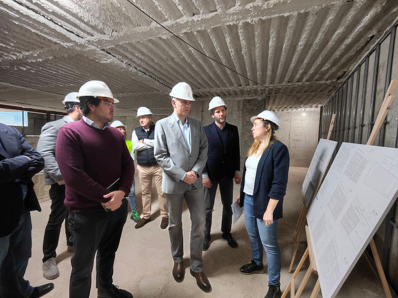 Héctor Illueca, vicepresidente Segundo del Consell, visita las obras del Centro 14 de Alicante