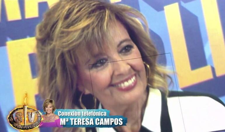 María Teresa Campos entró este domingo a &#039;Supervivinetes&#039; telefónicamente