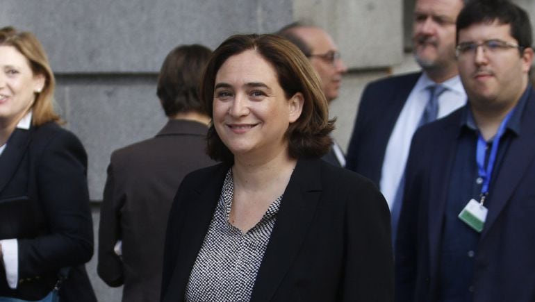 Ada Colau arriba al Congrés dels Diputats 