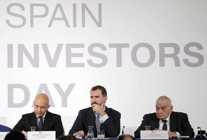 El Príncipe de Asturias ha inaugurado el encuentro financiero internacional &#039;Spain Investors Day&#039;, al que acuden unos 200 inversores internacionales y los primeros ejecutivos de las empresas del IBEX 35