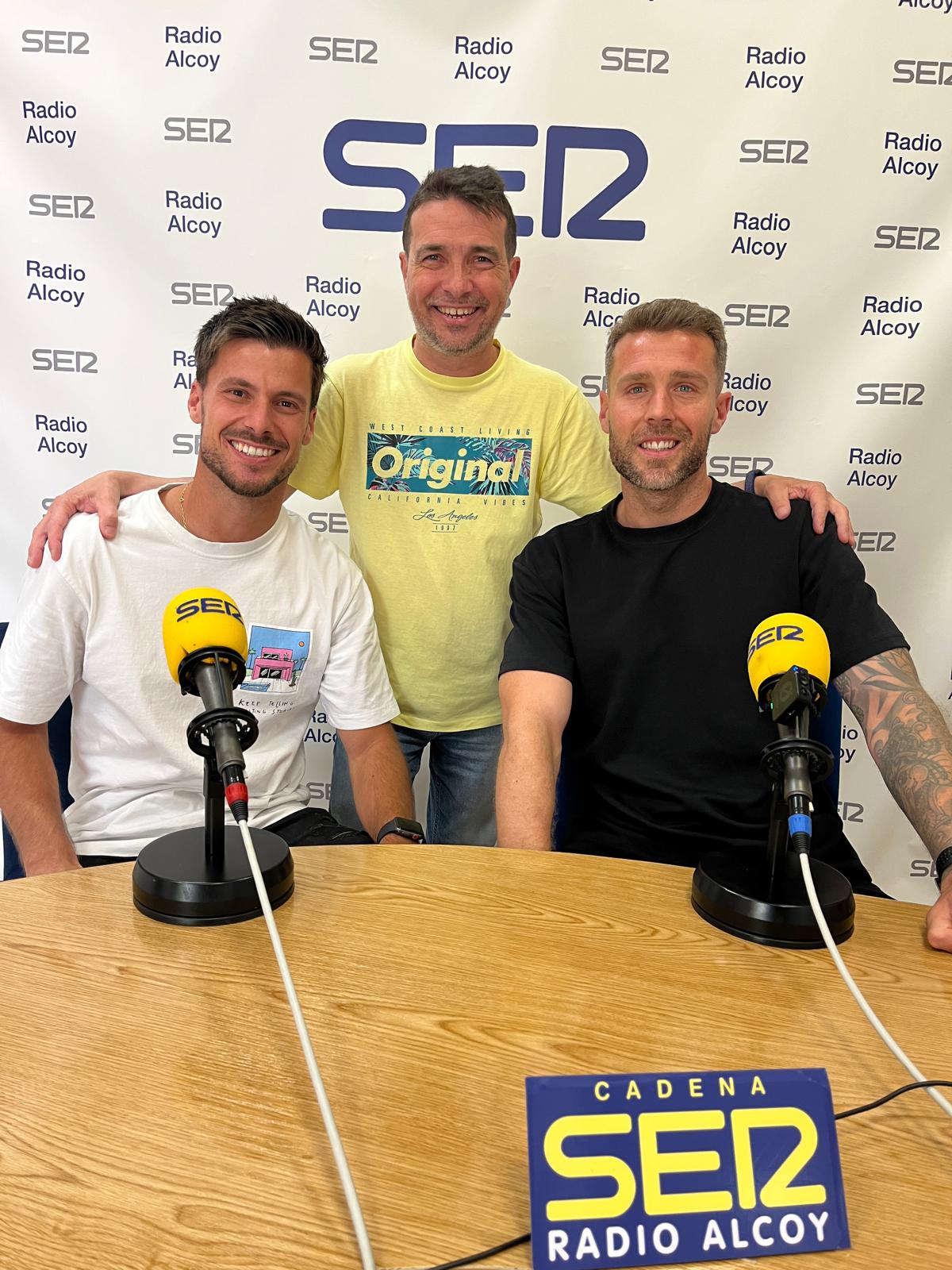 Pablo Carbonell y Raúl González en Radio Alcoy