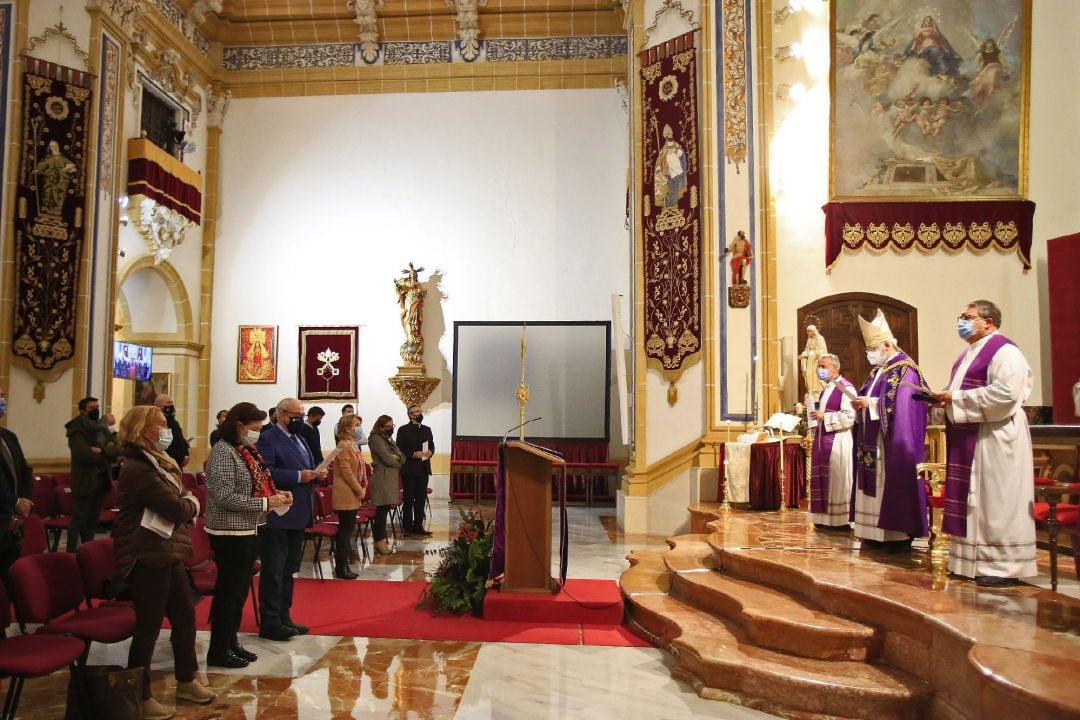 El obispo de la Diócesis de Cartagena, José Manuel Lorca Planes, ofrece el pregón de Adviento y Navidad de la UCAM UCAM
   (Foto de ARCHIVO)
 