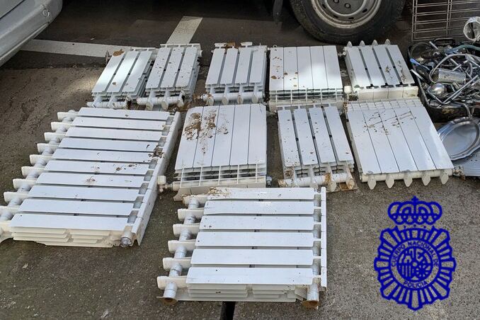 Radiadores robados por los delincuentes en Salamanca